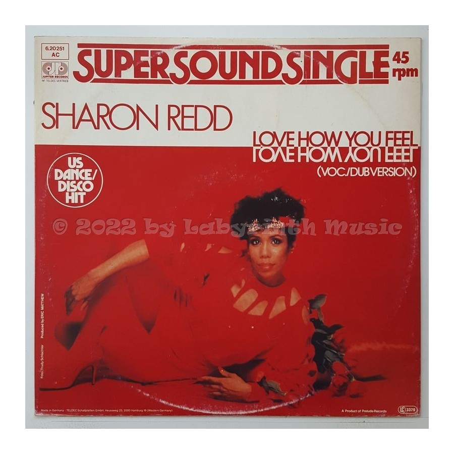 Sharon Redd - Love How You Feel • 12" Vinyl Maxi - Labyrinth Music
