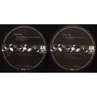 Big Pig - Hungry Town • 12" Vinyl Maxi - Labyrinth Music