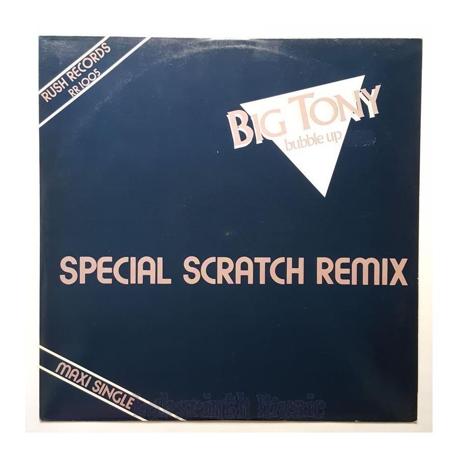 Big Tony - Bubble Up • 12" Vinyl Maxi • EX - Labyrinth Music