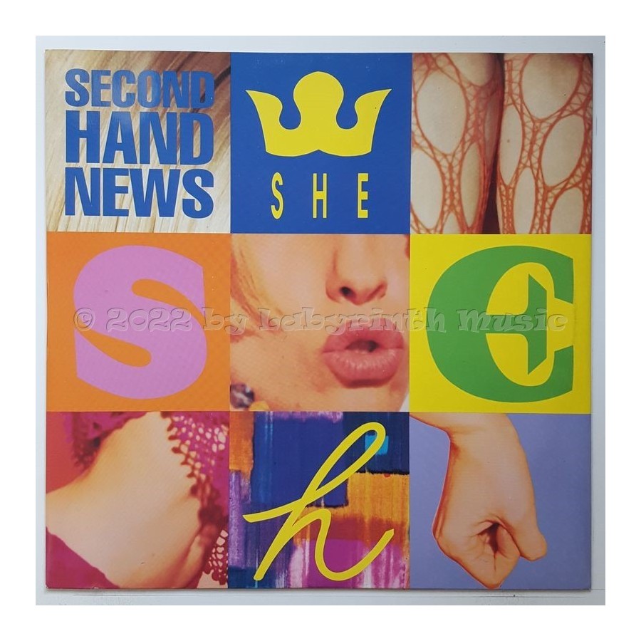 SHE - Second Hand News • 12" Vinyl Maxi • NM - Labyrinth Music