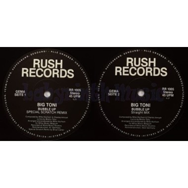 Big Tony - Bubble Up • 12" Vinyl Maxi • EX - Labyrinth Music