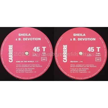 Sheila & B. Devotion - King Of The World • 12" Vinyl Maxi - Labyrinth Music