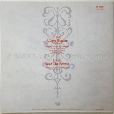 Sheila E. - A Love Bizarre • 12" Vinyl Maxi • NM - Labyrinth Music