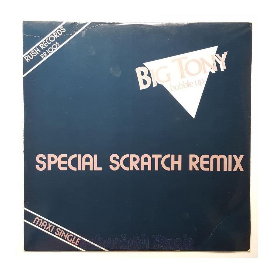 Big Tony - Bubble Up • 12" Vinyl Maxi - Labyrinth Music