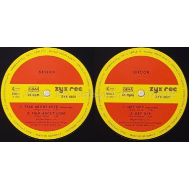 Shock - Talk About Love • 12" Vinyl Maxi - Labyrinth Music