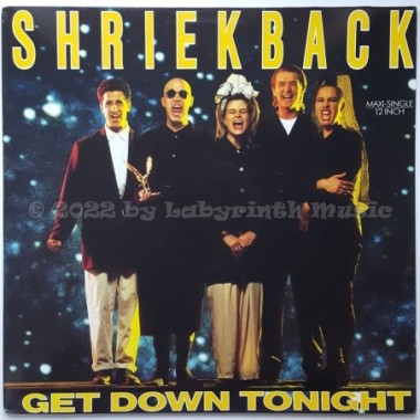 Shriekback - Get Down Tonight • 12" Vinyl Maxi • MINT - Labyrinth Music