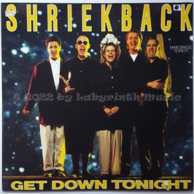 Shriekback - Get Down Tonight • 12" Vinyl Maxi • EX - Labyrinth Music