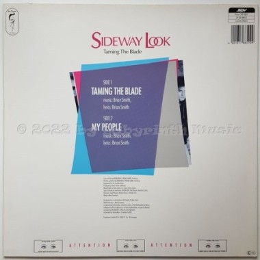 Sideway Look - Taming The Blade • 12" Vinyl Maxi • MINT - Labyrinth Music