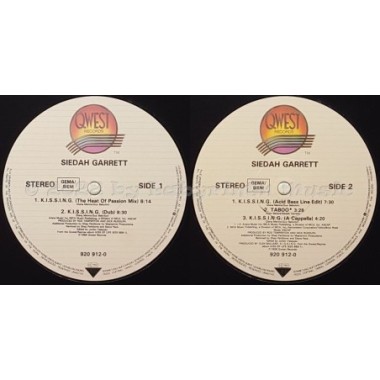 Siedah Garrett - K.i.s.s.i.n.g. • 12" Vinyl Maxi - Labyrinth Music