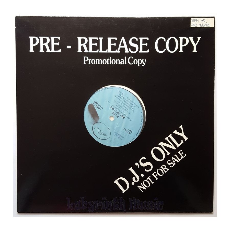 Bilbo - Sex Machine • 12" Vinyl Maxi - Labyrinth Music