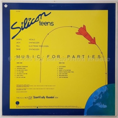 Silicon Teens - Music For Parties • 12" Vinyl LP • NM - Labyrinth Music