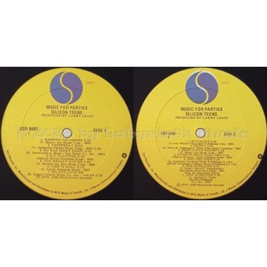 Silicon Teens - Music For Parties • 12" Vinyl LP • NM - Labyrinth Music