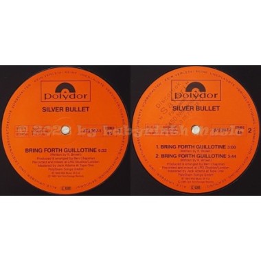 Silver Bullet - Bring Forth The Guillotine • 12" Vinyl Maxi • EX - Labyrinth Music