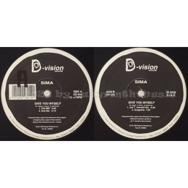 Sima - Give You Myself • 12" Vinyl Maxi • EX - Labyrinth Music