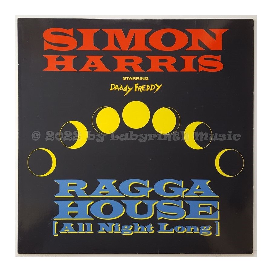 Simon Harris Starring Daddy Freddy - Ragga House (All Night Long) • 12" Vinyl Maxi • NM - Labyrinth Music