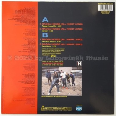 Simon Harris Starring Daddy Freddy - Ragga House (All Night Long) • 12" Vinyl Maxi • NM - Labyrinth Music