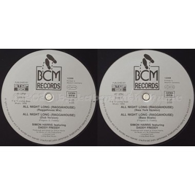 Simon Harris Starring Daddy Freddy - Ragga House (All Night Long) • 12" Vinyl Maxi • NM - Labyrinth Music