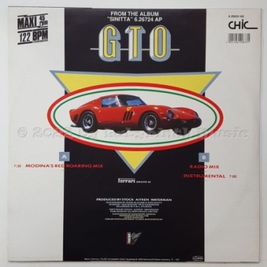 Sinitta - Gto • 12" Vinyl Maxi • NM - Labyrinth Music