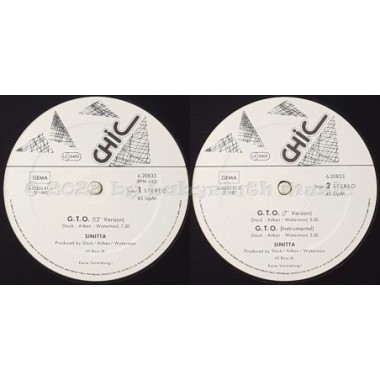 Sinitta - Gto • 12" Vinyl Maxi • NM - Labyrinth Music