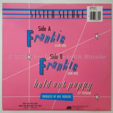 Sister Sledge - Frankie • 12" Vinyl Maxi - Labyrinth Music
