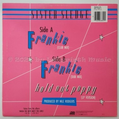 Sister Sledge - Frankie • 12" Vinyl Maxi • NM - Labyrinth Music