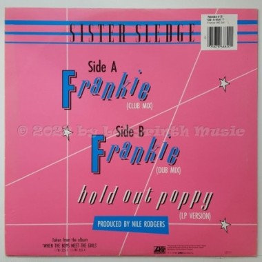 Sister Sledge - Frankie • 12" Vinyl Maxi - Labyrinth Music