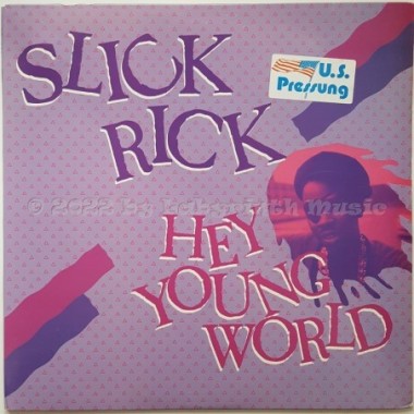 Slick Rick - Hey Young World • 12" Vinyl Maxi • EX - Labyrinth Music