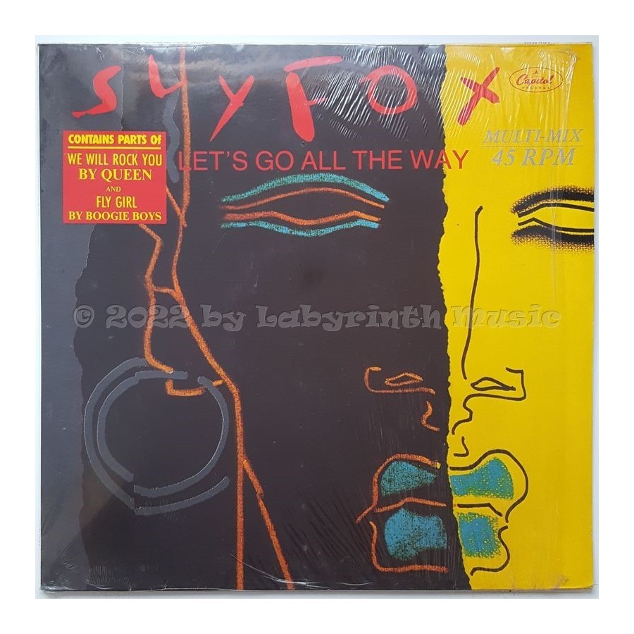 Sly Fox - Let's Go All The Way • 12" Vinyl Maxi - Labyrinth Music