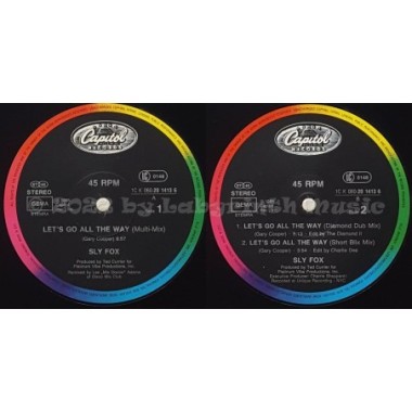Sly Fox - Let's Go All The Way • 12" Vinyl Maxi - Labyrinth Music