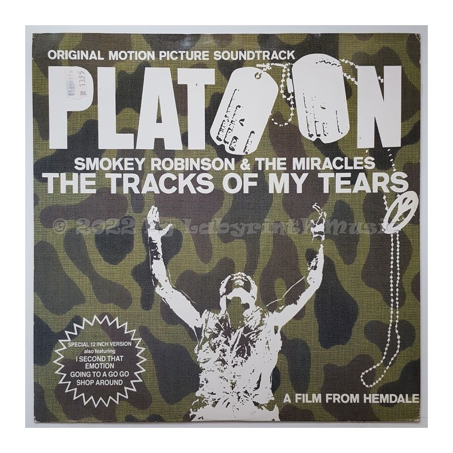 Smokey Robinson & The Miracles - The Tracks Of My Tears • 12" Vinyl Maxi • EX - Labyrinth Music