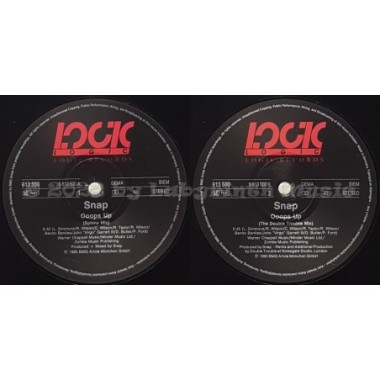 Snap! - Ooops Up • Sphinx Mix + The Double Trouble Mix • 12" Vinyl Maxi • EX - Labyrinth Music