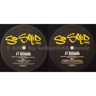 So Solid Crew - 21 Seconds • 12" Vinyl Maxi - Labyrinth Music