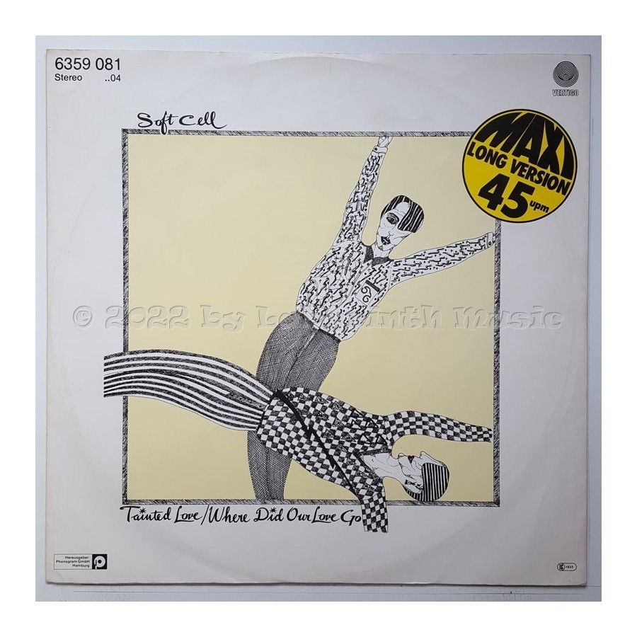 Soft Cell - Tainted Love • 12" Vinyl Maxi • EX - Labyrinth Music