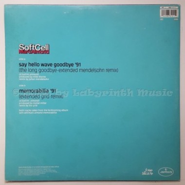 Soft Cell, Marc Almond - Say Hello Wave Goodbye '91 • 12" Vinyl Maxi • EX - Labyrinth Music