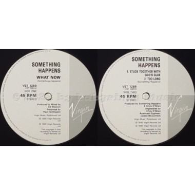 Something Happens - What Now • 12" Vinyl Maxi - Labyrinth Music