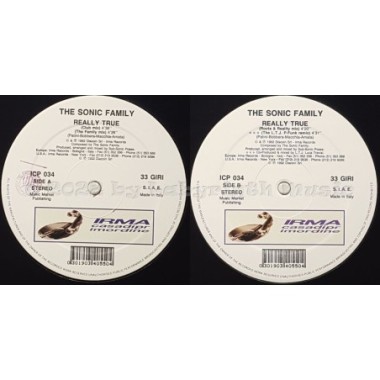 Sonic Family - Really True • 12" Vinyl Maxi • MINT - Labyrinth Music
