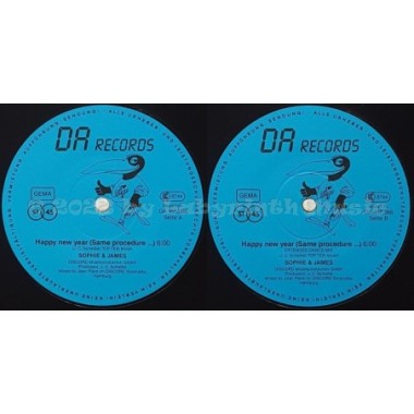 Sophie & James - Happy New Year • 12" Vinyl Maxi • EX - Labyrinth Music