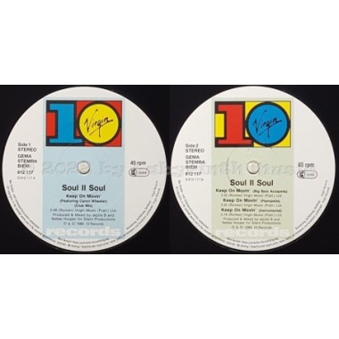 Soul II Soul - Keep On Movin • 12" Vinyl Maxi • EX - Labyrinth Music