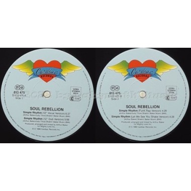 Soul Rebellion - Simple Rhythm • 12" Vinyl Maxi • EX - Labyrinth Music