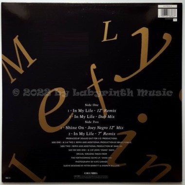 Souled Out - In My Life • 12" Vinyl Maxi • MINT - Labyrinth Music