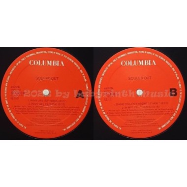 Souled Out - In My Life • 12" Vinyl Maxi • MINT - Labyrinth Music