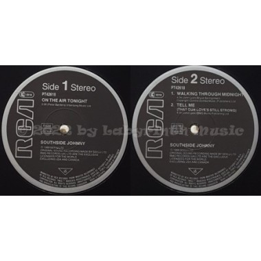 Southside Johnny - On The Air Tonight • 12" Vinyl Maxi • MINT - Labyrinth Music