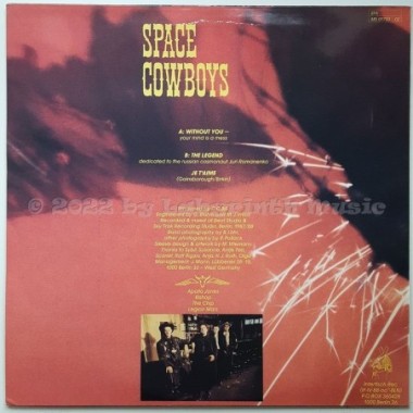 Space Cowboys - Without You • 12" Vinyl Maxi - Labyrinth Music