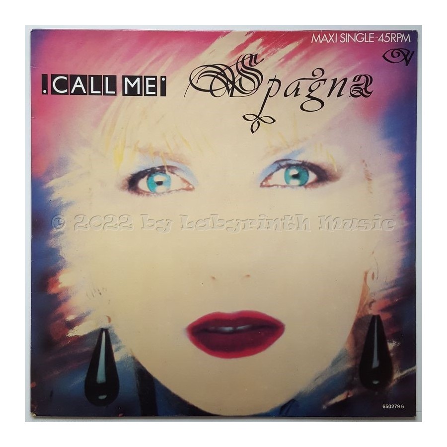 Spagna - Call Me • 12" Vinyl Maxi • NM - Labyrinth Music