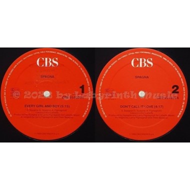 Spagna - Every Girl And Boy • 12" Vinyl Maxi - Labyrinth Music