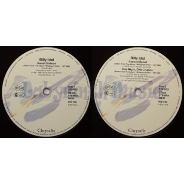 Billy Idol - Sweet Sixteen • 12" Vinyl Maxi • NM - Labyrinth Music