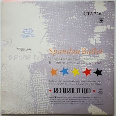 Spandau Ballet - Fight For Ourselves • 12" Vinyl Maxi - Labyrinth Music