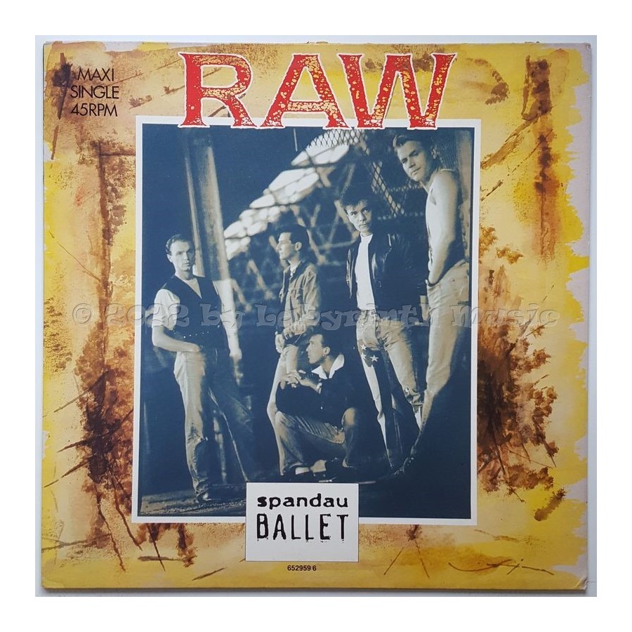 Spandau Ballet - Raw • 12" Vinyl Maxi • EX - Labyrinth Music