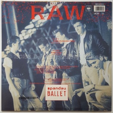 Spandau Ballet - Raw • 12" Vinyl Maxi • EX - Labyrinth Music