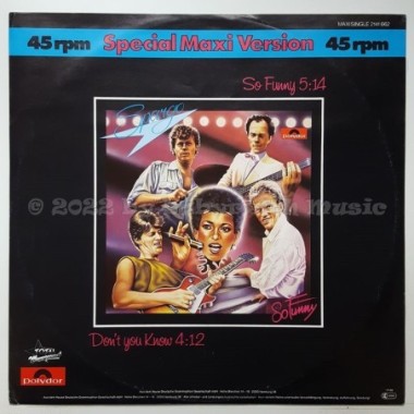 Spargo - So Funny • 12" Vinyl Maxi • NM - Labyrinth Music